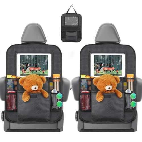 Offerta a tempo: Romon Organizer Sedile Posteriore Auto Bambini, Impermeabile Organizzatore Sedile Posteriore Auto con Molto Spazio di Archiviazione, Proteggi Sedili Auto Bambini Lungo viaggio（2 pezzi） - 0.00% da 16.99 € a 16.99 €