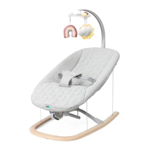 Offerta a tempo: Chicco Sdraietta Dondolo Neonato Zen Wave 0-6 Mesi, Movimento Naturale Senza Batterie, Barra Gioco con Giostrina e Musica Rilassante, Compatta, Richiudibile e Salvaspazio - 20% da 169.00 € a 135.20 €