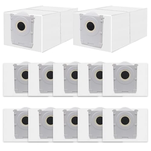 Offre limitee: Lot de 12 Sacs pour Ecovacs Deebot X9 Pro/X8 Omni, T50/T50 Pro/T50 Max Omni, T30C Pro, T80 Omni Aspirateur Robot, Sacs à poussière Antibactériens, Kit Accessoires de Rechange DDB030041 de 20.89 EUR a 20.89 EUR (economie 0%)