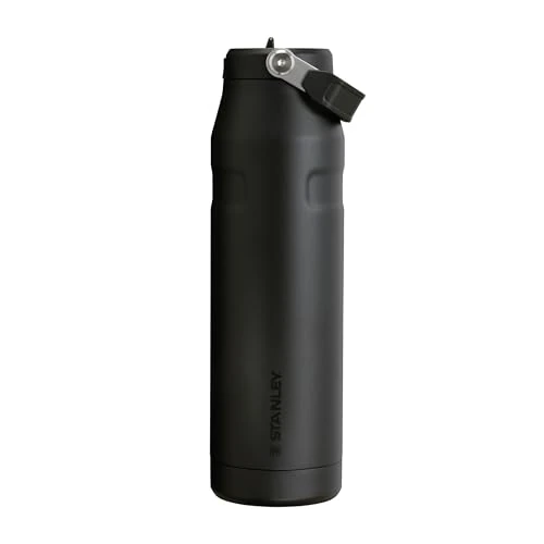 Limited-time offer: Stanley 1913 Flip Straw 2.0 Sports Water Bottle with Straw 1.06L - 15 Hours Cold - 4 Days Iced - Stainless Steel - BPA Free - Leak Resistant - Fits in Cup Holder - Dishwasher Safe - Black from 50.00 GBP to 39.99 GBP (save 20%)