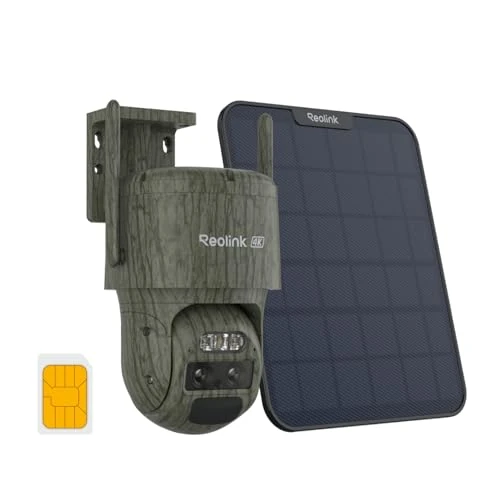 Offre limitée : Reolink 4K Caméra 4G Double Objectif sans Fil, PTZ, TrailCam TrackMix LTE de 319.99 € à 319.99 € (0.00% de remise)