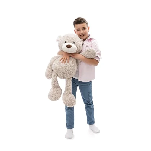 Tijdelijke aanbieding: NICI 62325 Knuffeldier beer Finni, 70 cm, grijs, zacht pluchen dier, schattig knuffeldier om te knuffelen en te spelen, geweldig cadeau-idee voor kinderen en volwassenen van 76.80 € naar 76.80 € (0.00% korting)