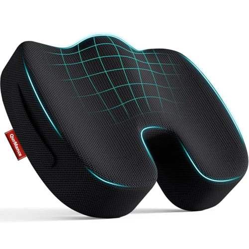 Offre limitée : Coussin de chaise de bureau ergonomique à mémoire de forme – Coussin coccyx orthopédique avec base antidérapante – coussin orthopédique pour siège de jeu de 19.99 EUR à 18.99 EUR (remise 5%)