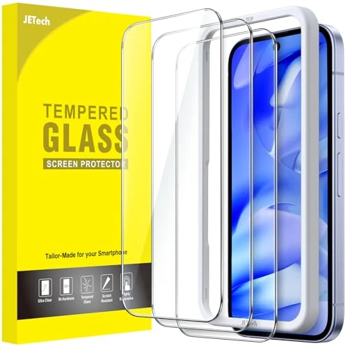 Limited offer: JETech Screen Protector for Google Pixel 9a 6.3-Inch 2025, Tempered Glass Film with Easy Installation Tool, Fingerprint Compatible, HD Clear, 3-Pack from 7.99 EUR to 7.99 EUR (save 0%)