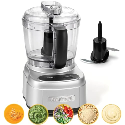 Cuisinart Mini Prep Pro - Mini-Zerkleinerer und kompakte Küchenmaschine in 1 | Multifunktional: Hacken, Zerkleinern, Mixen | Umkehrbare Edelstahlklinge | BPA-freie 900-ml-Arbeitsschüssel