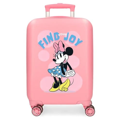 Offre limitée : Disney Joumma Minnie Party Valise de Cabine Blanche pour Enfant, Rigide ABS, Fermeture à Combinaison latérale, 28,4 l, 2 kg, 4 Roues Doubles, Bagage à Main, Find Your Love, Talla única, Valise 50 de 74.08 € à 74.08 € (0.00% de remise)