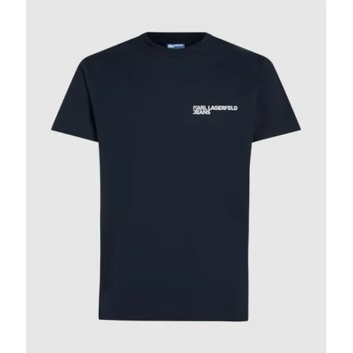 Tijdelijke aanbieding: Karl Lagerfeld Jeans, Heren, Slim Korte Mouw Essential Logo Tee, Slim Fit, Zwart, XL van 35.25 € naar 35.25 € (0.00% korting)