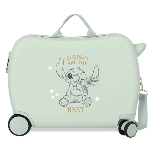 Offerta a tempo: Joumma Disney Stitch Valigia per bambini verde 50 x 38 x 20 cm Rigido 1,8 kg Chiusura a combinazione laterale ABS 1,8 kg 38 L Bagaglio a mano, Verde, Taglia unica, Valigia per bambini - 0.00% da 47.84 € a 47.84 €