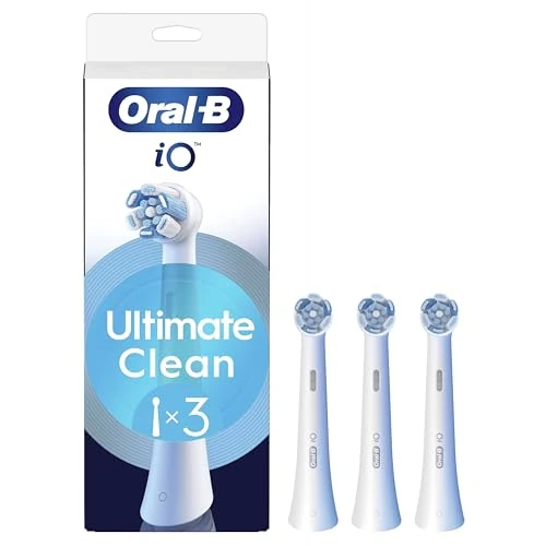 Offerta a tempo: Oral-B Testine di Ricambio iO Series Ultimate Clean, testine rotonde originali, setole CrissCross, rimozione della placca, 3 - 34% da 29.99 € a 19.89 €
