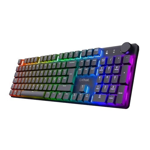 Offerta a tempo: GXTrust Torix Tastiera Meccanica Wireless Italiano QWERTY, Nero - 27% da 89.99 € a 65.99 €