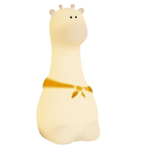 Limited-time offer: K KASONIC Night Light for Kids, RGB Silicone Toddler Nightlight, Cute Rechargeable Bedside Animal Night Lamp with Tapping Control, Children Night Lights for Bedroom, Giraffe from 19.99 GBP to 12.99 GBP (save 35%)