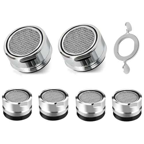 Oferta limitada: SURFOU Aireador Grifo Cocina, Paquete De 6 Unidades Filtro M24 Para Difusor Boquilla Grifos Agua Lavabo Universal, Aireadores Filtros Baño Pequeño Recambio Para Fregadero Bañera de 8.01 € a 7.23 € (ahorro 10%)