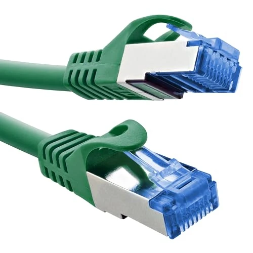 Limited-time offer: InLine Patch Cable, Cat.6A, S/FTP, TPE (LSZH), CCA, PoE, LAN, Ethernet, Network Cable, RJ45 Gigabit, Green, 2 m, 72602G from 8.79 £ to 3.18 £ (save 63.82%)