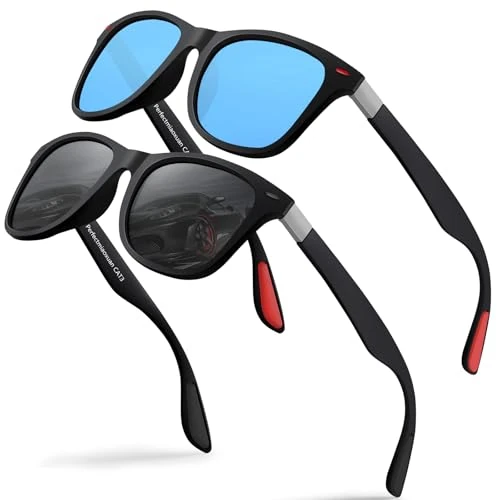 Oferta ograniczona: Stylowe Okulary Przeciwsłoneczne dla Męskie i Damskie Polaryzowane,lekkie oprawki TR90, ochrona UV400,do jazdy na motocyklu i biegania,wędkowanie okulary przeciwsłoneczne z 79.99 EUR na 79.99 EUR (znizka 0%)