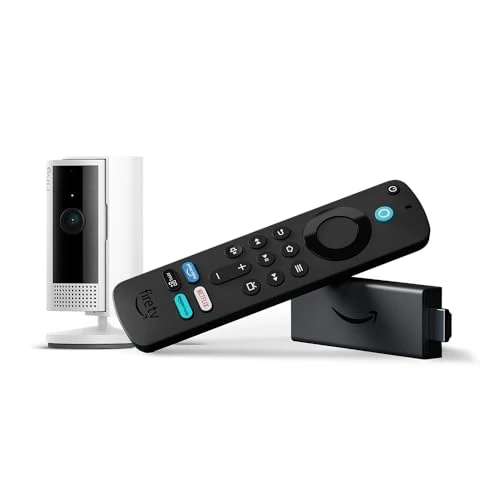 Oferta limitada: Amazon Fire TV Stick HD (Última generación) + Ring Cámara interior (Indoor Camera 2.ª gen.) de 104.98 EUR a 51.84 EUR (ahorro 51%)