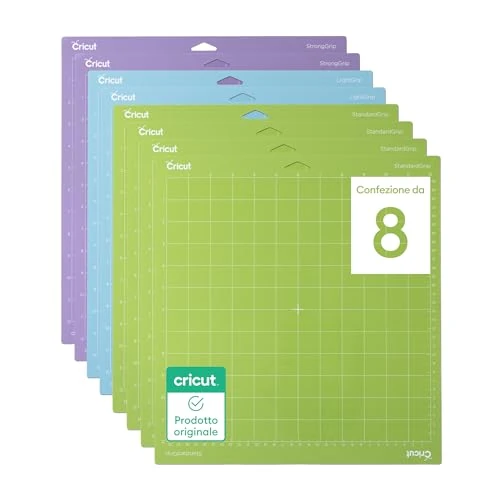 Offerta a tempo: Cricut Confezione assortita di tappetini, 30,5 x 30,5 cm, confezione da - 6% da 26.99 € a 25.49 €