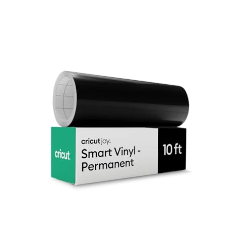 Oferta limitada: Cricut Joy Smart Vinilo Adhesivo Permanente - Rollo 14 cm x 3 m - Negro - Para Cricut, Manualidades, Ventanas y Paredes de 9.99 EUR a 8.89 EUR (ahorro 11%)