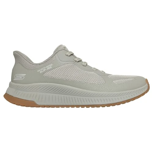 Zeitlich begrenztes Angebot: Skechers Damen Hands Free Slip-ins: Bobs Squad 4-Staple Look Sneaker, Oliv/Blatt für Mich (Leaf It to Me), 37.5 EU von 61.69 € auf 55.97 € (9% Rabatt)