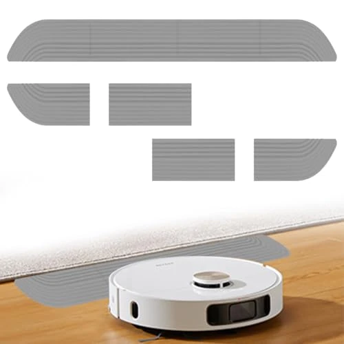 Rampe de seuil de porte, surface antidérapante, rampe d'accès en caoutchouc pour fauteuil roulant, poussette, déambulateur ou scooter électrique (gris)