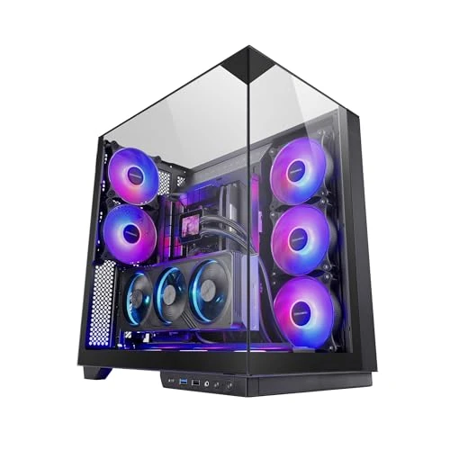 Oferta limitada: Mars Gaming MC-3GF, Caja Gaming ATX, Triple Cristal Templado, 2X Ventiladores ARGB Traseros 120mm, Montaje Vertical de Tarjetas Gráficas, Torre PC con Soporte Refrigeración Líquida hasta 360mm, Negro de 104.90 € a 101.69 € (ahorro 3%)