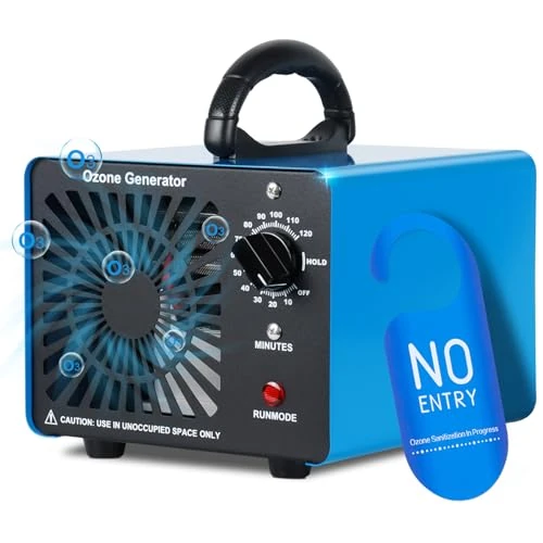 Offre limitée : GMGXX Générateur d'ozone 75 000 mg/h, purificateur d'air jusqu'à 400 mg/h, professionnel O3 avec minuteur de 120 min pour maison, voiture, hôtel de 86.74 € à 86.74 € (0.00% de remise)