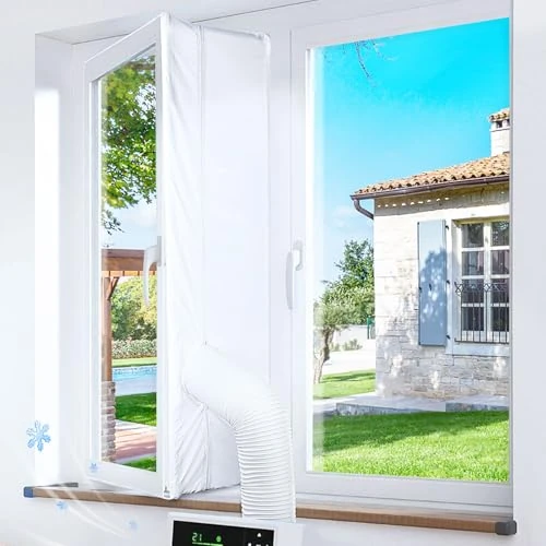 Tijdelijke aanbieding: Gruntbear 400CM Vensterverzegeling voor Mobiele Airconditioners, Airconditioners, Drogers, Uitlaatluchtdrogers, Hete Luchtstop voor Bevestiging aan Venstergevleugelde Venster, AC Vensterverzegeling van 29.99 € naar 29.99 € (0.00% ko