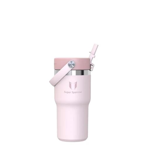 Offerta a tempo: Sparrow Borraccia Termica Bambini - 620ml - Twistpath Borracce con Tappo Flex con Cannuccia - Senza BPA & Perdite Bottiglia Acqua - Inox Borracce Termiche Per Portabevande - 10% da 17.59 € a 15.87 €