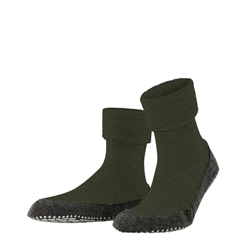 Offre limitee: FALKE Cosyshoe M Hp laine picots sur la semelle 1 paire, Chaussettes Chaussons, Vert Dark Moss 7617, 37-38 de 45.00 EUR a 31.50 EUR (economie 30%)