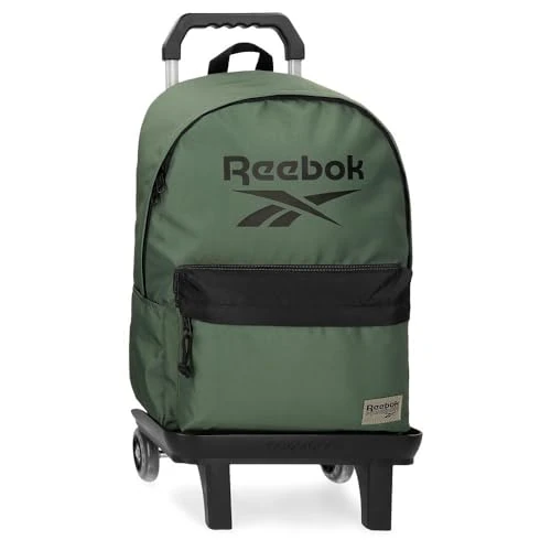 Offerta a tempo: Reebok Darwin Zaino per laptop con carrello portatile 15,6 pollici verde 31 x 45 x 15 cm Poliestere by Joumma Bags, Verde, Taglia unica, Zaino per laptop con carrello - 0.00% da 19.19 € a 19.19 €