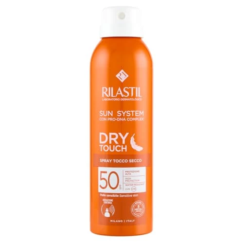 Offerta a tempo: Rilastil Sun System, Dry Touch Spray SPF50 ad Azione Antiossidante per Pelle Sensibile, resistente all'acqua, 200 ml - 51% da 30.90 € a 14.99 €