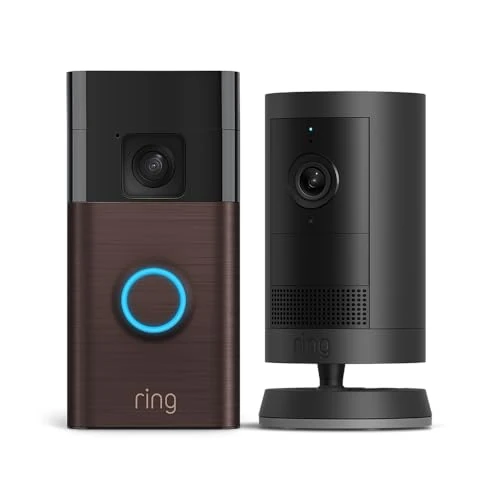 Oferta limitada: Novedad Ring | Cámara exterior Plus con batería (30 días gratis de Ring Home) + Ring videotimbre con batería (2024) I 30 días gratis de Ring Home de 199.98 EUR a 99.99 EUR (ahorro 50%)
