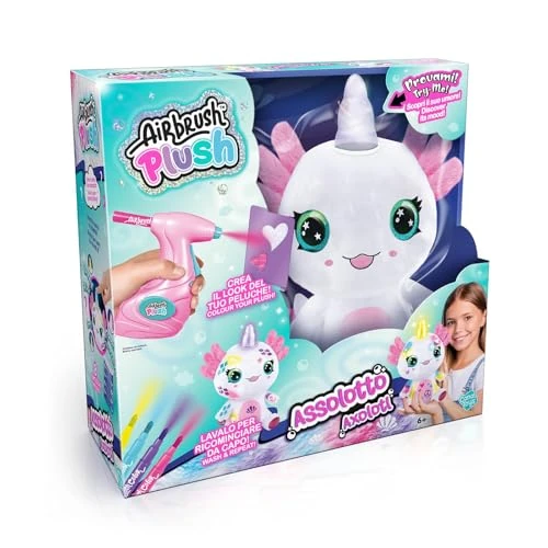 Offerta a tempo: Rocco Giocattoli - Airbrush Plush Assolotto - 45% da 39.99 € a 22.13 €