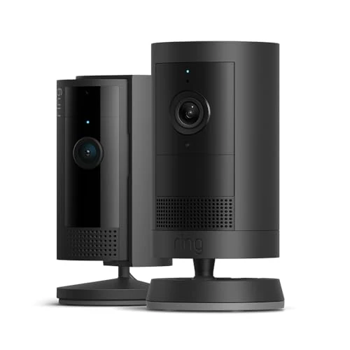 Offre limitée : Ring caméra extérieure Plus sans fil (Outdoor Camera Plus) + Caméra Intérieure (Indoor Camera 2e gén.) | Retinal 2K | Alternative à la vidéosurveillance I Essai gratuit de 30 jours à l’abonnement Ring de 149.98 € à 64.99 € (57% de remise)