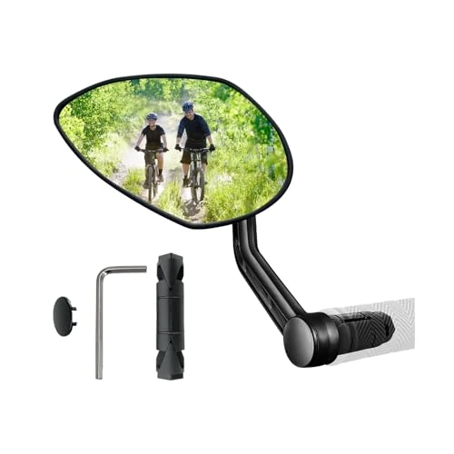Tijdelijke aanbieding: Homieway Fietsspiegel, achteruitkijkspiegel voor e-bike, krasbestendige glazen lens, fietsspiegel, achteruitkijkspiegel, stuurspiegel voor e-bike-stuur, universeel (14-20 mm) van 11.08 EUR naar 11.08 EUR (korting 0%)
