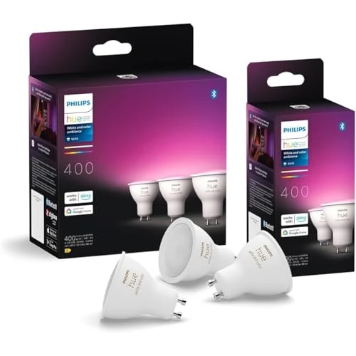 Offerta a tempo: Philips Hue Faretto LED Smart GU10, Confezione da 5 - 0.00% da 210.91 € a 210.91 €