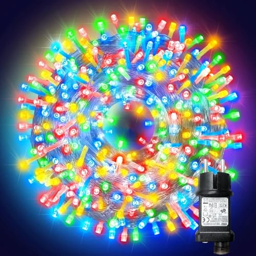 Beperkte aanbieding: ARKOCHIC 100M buitenverlichting, 1000 kleurrijke LED-verlichting voor de kerstboom, binnen en buiten, 8 standen, waterdicht Kerstverlichting voor tuin, balkon, bruiloft, kerstdecoratie van 59.99 EUR naar 59.99 EUR (besparing 0%)