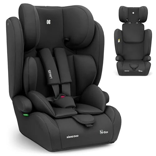 Oferta limitada: KikkaBoo Silla de Coche Grupo 1 2 3 (9-36 kg, 76-150cm) i-PASS, Silla Coche Bebé y Niños, Reposacabezas 13 Posiciones, 15 Meses a 12 Años, Cadeira Auto, Negro de 69.90 € a 59.40 € (ahorro 15%)