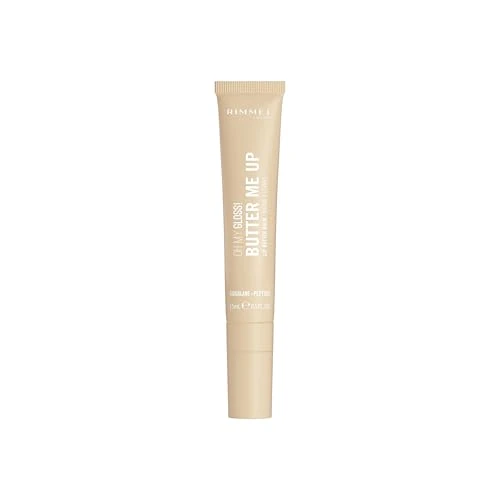 Rimmel London Oh My Gloss Butter Me Up Lip Butter Balm 001 Vanilla Frost, nawilżający balsam do ust, balsam do ust, nawilżający, odżywczy, skwalen