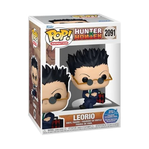 Funko Pop! Animation: Hunter X Hunter - Leorio - Shelf Sitter - Figura in Vinile da Collezione - Idea Regalo - Merchandising Ufficiale - Giocattoli per Bambini e Adulti - Anime Fans