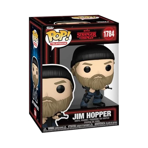 Funko Pop! TV: Stranger Things Season 5 - Jim Hopper - Figurine en Vinyle à Collectionner - Idée de Cadeau - Produits Officiels
