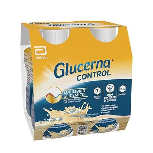 Offre limitée : Glucerna Control Vanille Pack 4 x 220 ml, substitut de repas de 14.73 € à 14.73 € (0.00% de remise)