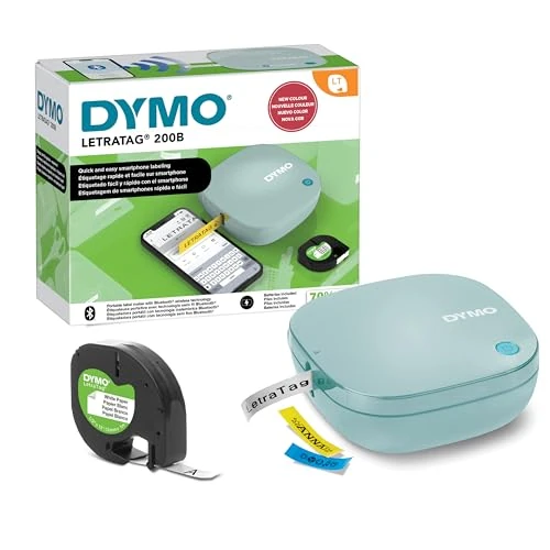 Zeitlich begrenztes Angebot: DYMO LetraTag 200B-Beschriftungsgerät mit Bluetooth | kompakter Etikettendrucker | verbindet Sich über Wireless Bluetooth-Technologie | inklusive 1 x Papierschriftband in Weiß | Daydream Blue von 48.59 € auf 31.19 € (36% Rabat