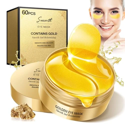 60 pads oogpads, herbruikbare anti-aging oogpads tegen donkere kringen hydraterend oogmasker oogkringen verwijderen oogpatch traanzakken, rimpels en puffiness met hyaluronzuur