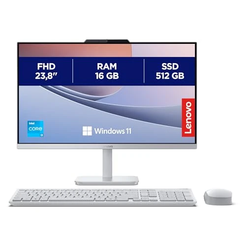 Offerta a tempo: Lenovo - Desktop All-In-One con Processore Intel Core i3-N305 / RAM 16GB / 512GB SSD — 23% da 649,00 € a 499,00 €