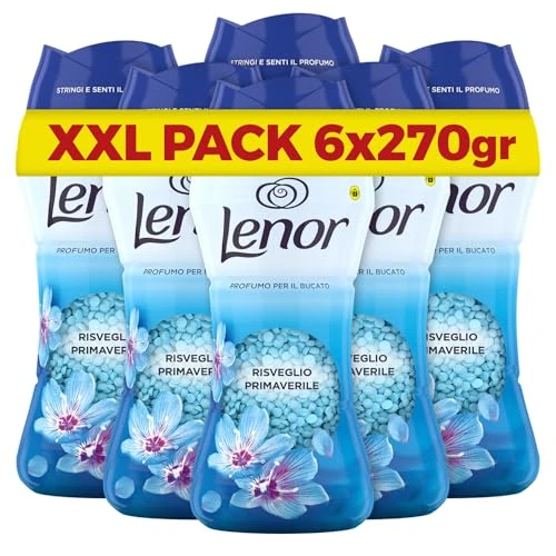 Offerta a tempo: Lenor Profumo Per Il Bucato 270g, Risveglio Primaverile, Profumo Non-Stop Fino A 12 Settimane Nel Guardaroba - 35% da 53.99 € a 34.99 €