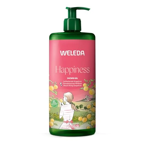Oferta ograniczona: WELEDA Bio Happiness XXL wegański żel pod prysznic – naturalny kosmetyk, aromat pod prysznic dla kobiet i mężczyzn, zapach grejpfruta, mandarynki i limonki, naturalna pielęgnacja skóry, mydło pod z 18.09 EUR na 18.09 EUR (znizka 0%)