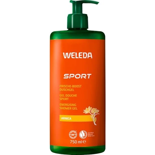 Limitiertes Angebot: WELEDA Bio Sport XXL Duschgel vegan - Naturkosmetik Arnika Dusche für Frauen & Männer mit Rosmarin / Lavendel Duft - Hautpflege Duschseife mit Pumpspender zur Gesicht & Körper Reinigung (1x 750ml) von 19.10 EUR auf 19.10 EUR (Spare 0%)