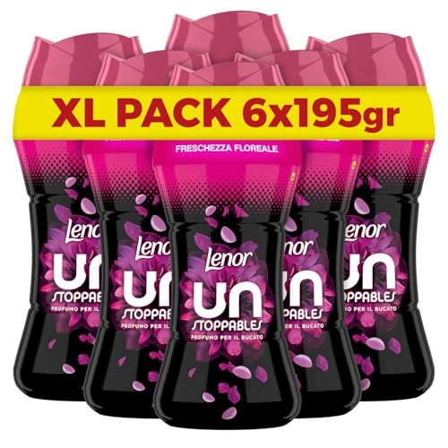 Offerta a tempo: Lenor Unstoppables - Profumatore Bucato Lavatrice - 6 Pezzi — 40% da 41,99 € a 25,14 €