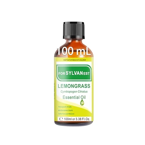 Limitiertes Angebot: FORSYLVANEST Zitronengrasöl 100 ML, Zitronengrasöl Natürliche ätherische Öle, Geeignet für Diffusor, Luftbefeuchter, DIY, Zuhause und Büro von 7.99 EUR auf 5.99 EUR (Spare 25%)