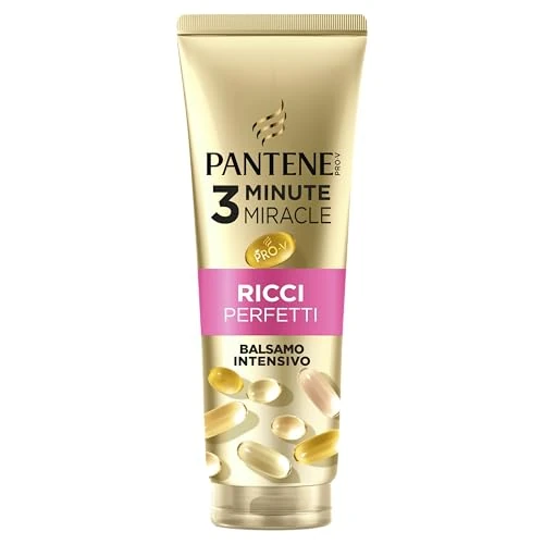 Offerta a tempo: Pantene Balsamo 3 Minute Miracle Ricci Perfetti, Per Ricci Crespi, Pro-V e Active Nutri-Plex 220ml - 42% da 7.21 € a 4.19 €